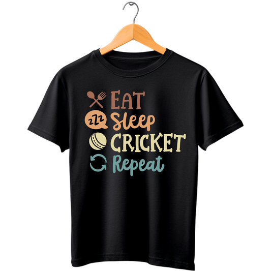 EAT SLEEP CRICKET REPEAT